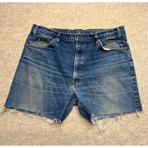 Levi's Other - Vintage 80's DIY Cutoff Denim Jean Shorts Levi's Orange Label 38" Waist